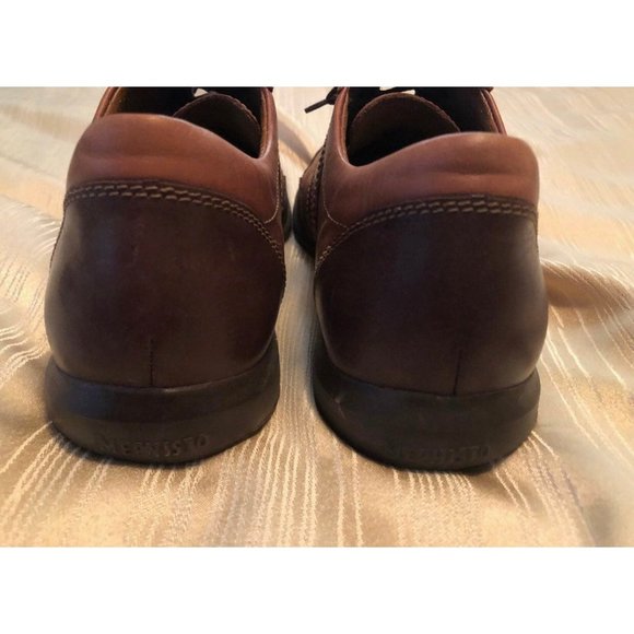 VITO MMS70 MEN\'S SHOES SIZE 10 (EUR 9.5) BROWN LEATHER LACE UP MEPHISTO main image 5